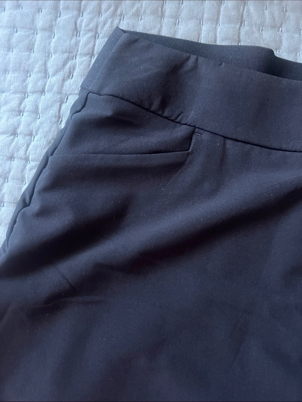 Dana Buchman Black Mini Skort with Pocket Details - Picture 3 of 7